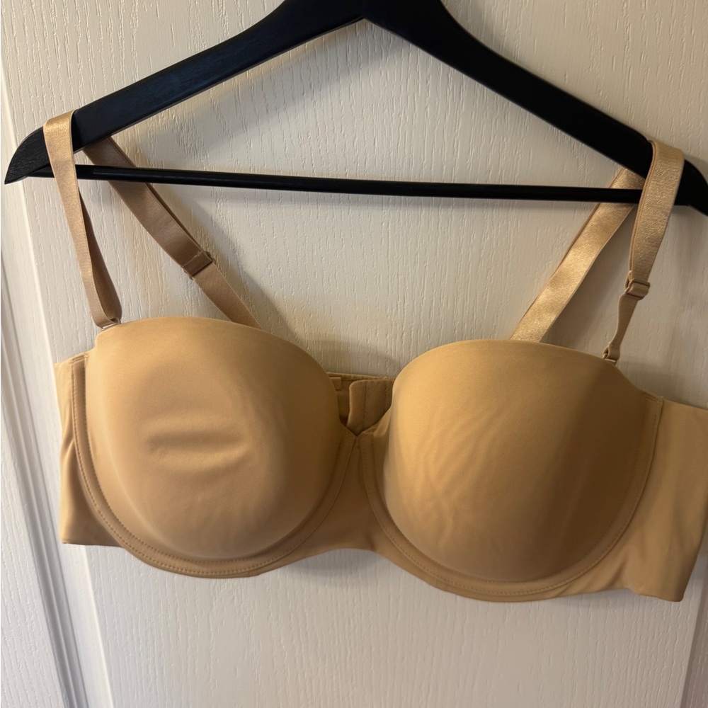 Cacique Tan Strapless Bra